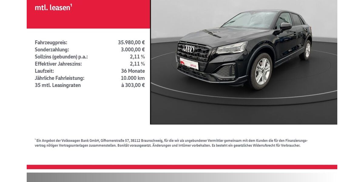Audi Q2 8.047 km 34.980 &euro; Nordhausen 99734