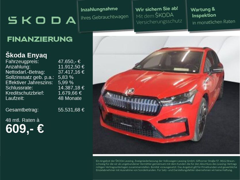 Skoda Enyaq 16.873 km 47.650 € Neu-Ulm 89231