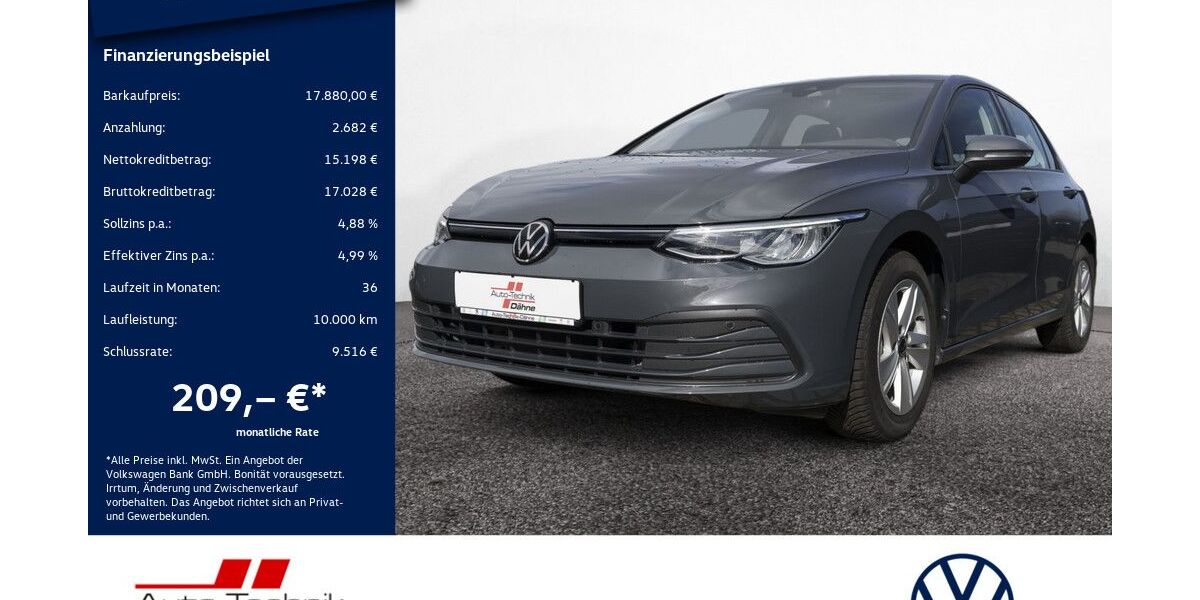 VW Golf 66.745 km 17.880 &euro; Rathenow 14712