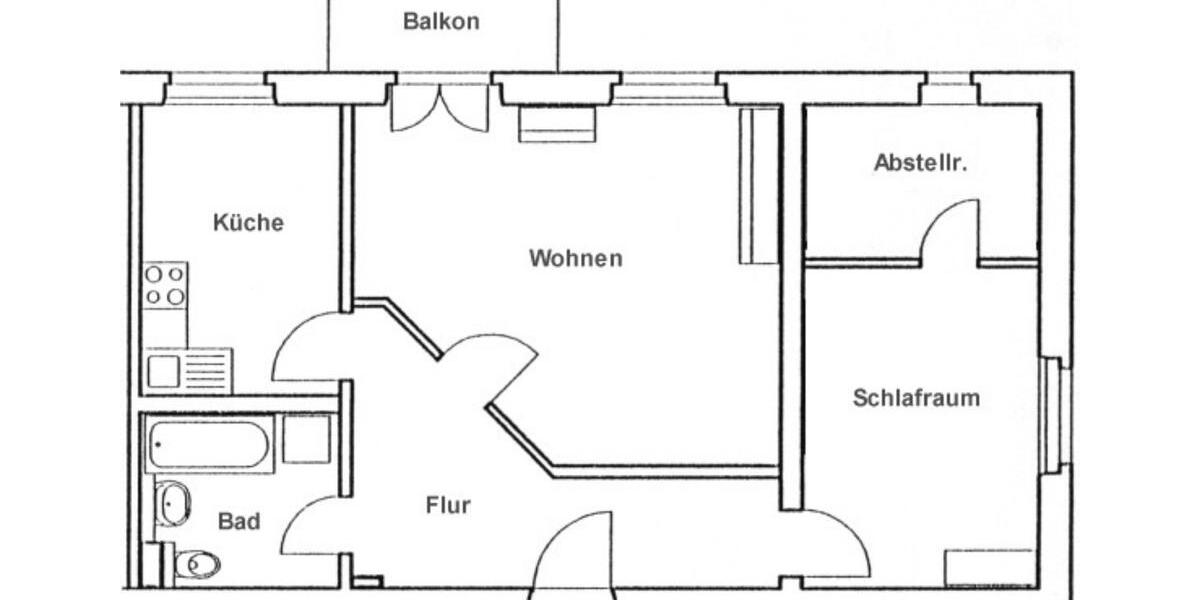 Etagenwohnung Bad Freienwalde (Oder) - 2 Zimmer, 70 m&sup2;, 698&euro; | Angebot:23721575
