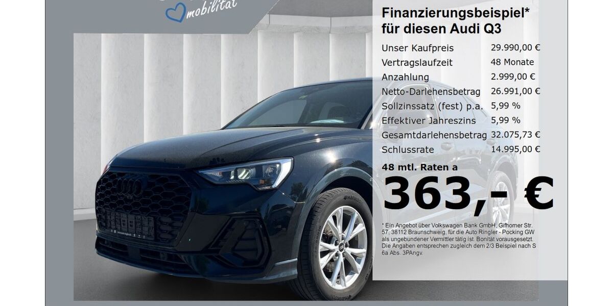 Audi Q3 104.546 km 28.490 &euro; Pocking 94060