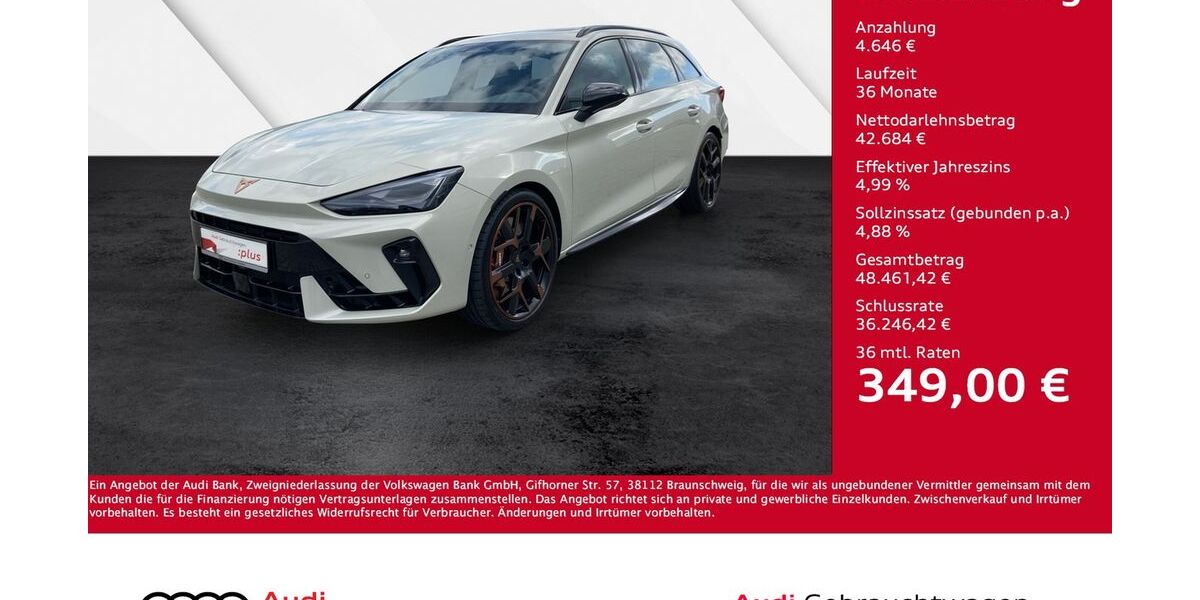 Cupra Leon 1.050 km 46.930 &euro; Giessen 35394