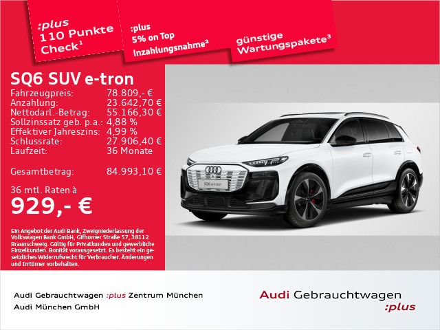 Audi SQ6 e-tron 14.138 km 78.809 &euro; Eching 85386