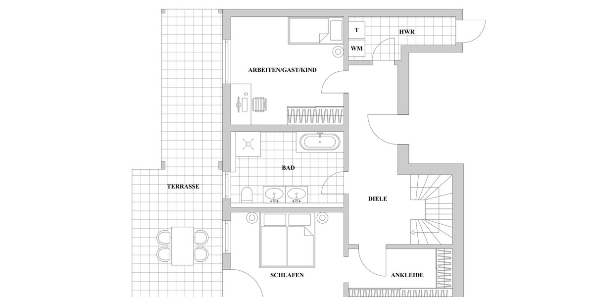 Etagenwohnung Düsseldorf Friedrichstadt - 3 Zimmer, 162 m&sup2;, 2.500&euro; | Angebot:24855847