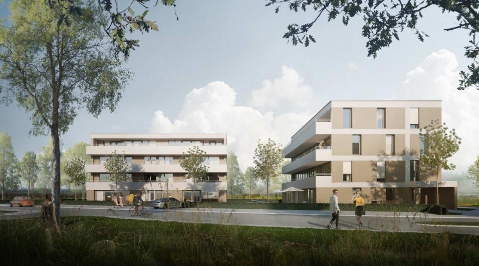 3-Zimmer-Neubauwohnung mit Balkon - WBS zimmer