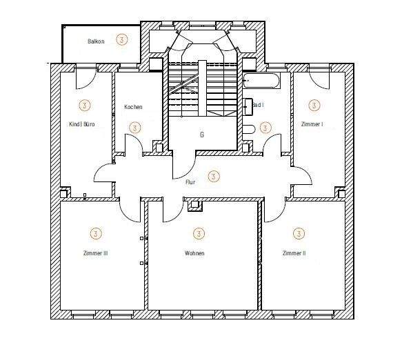 Etagenwohnung Leipzig Großzschocher - 5 Zimmer, 117 m&sup2;, 341.800&euro; | Angebot:25998963