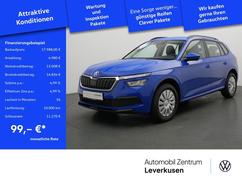 Skoda Kamiq 31.446 km 17.988 € Leverkusen 51379