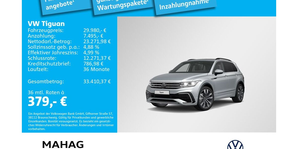 VW Tiguan 56.901 km 29.980 &euro; München 81825