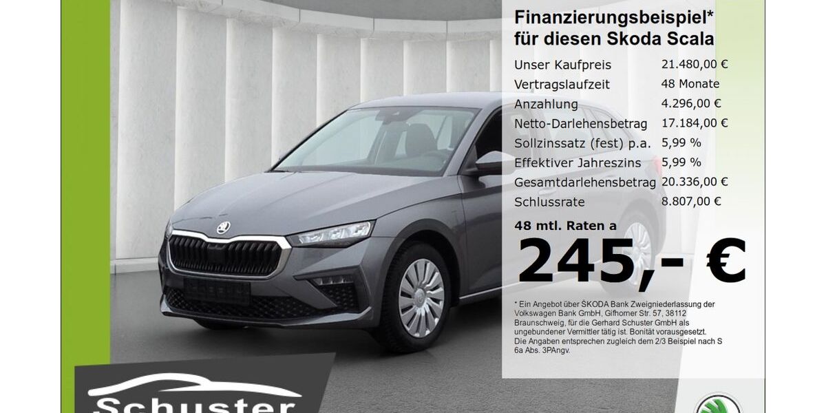 Skoda Scala 19.713 km 21.179 &euro; Ruhstorf 94099