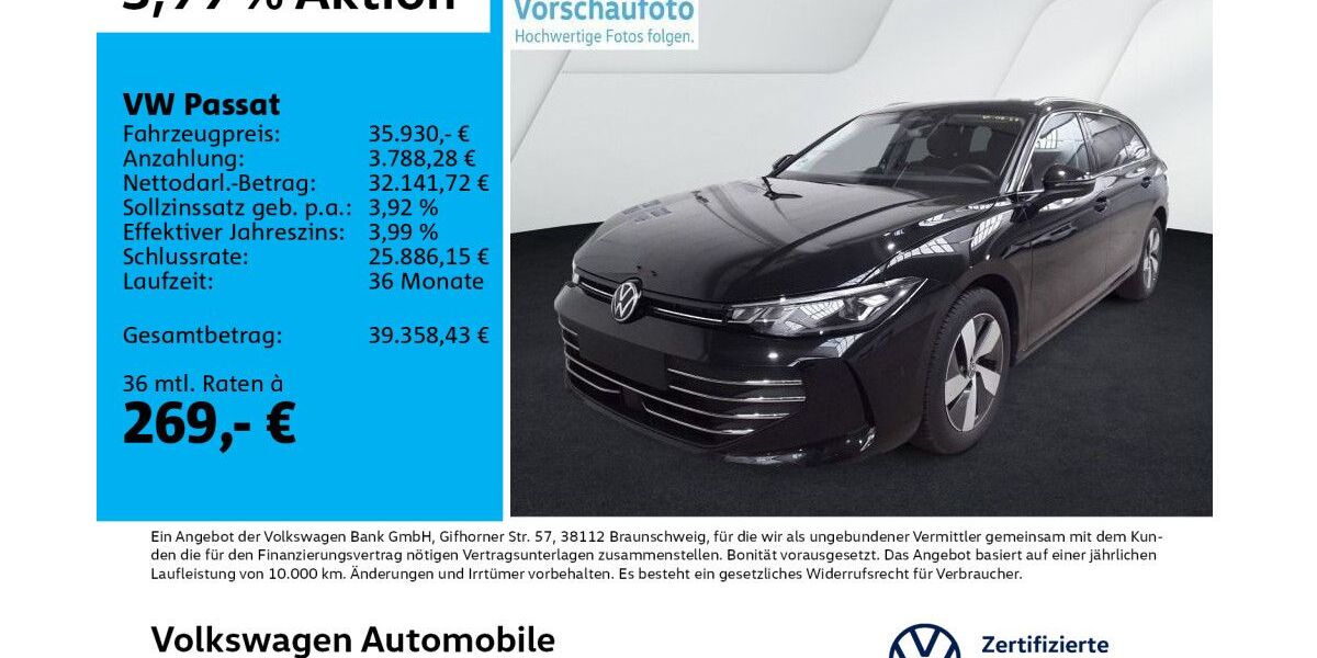 VW Passat 19.785 km 35.930 &euro; Leipzig 04178