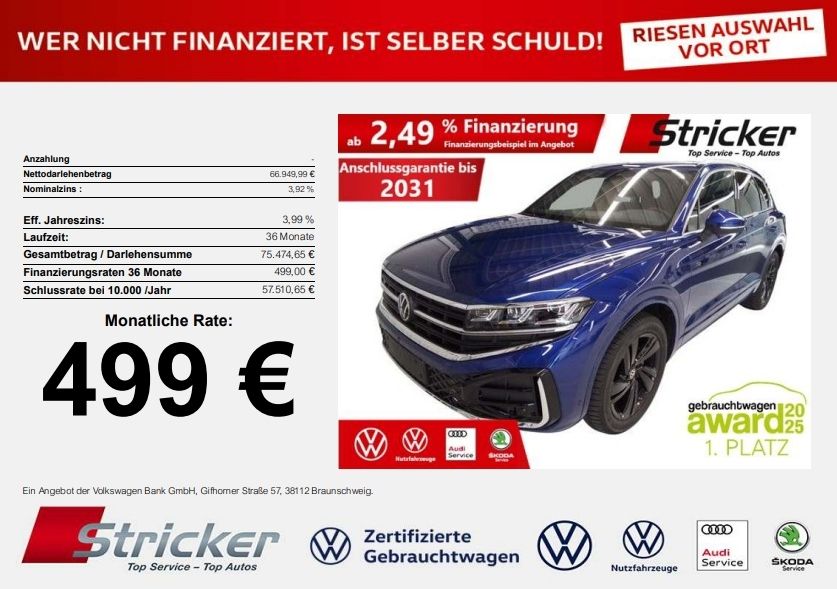 VW Touareg 6.784 km 66.949 &euro; Detmold 32760