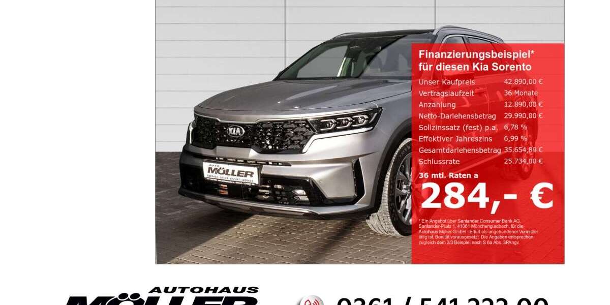 Kia Sorento 45.211 km 42.890 &euro; Erfurt 99087