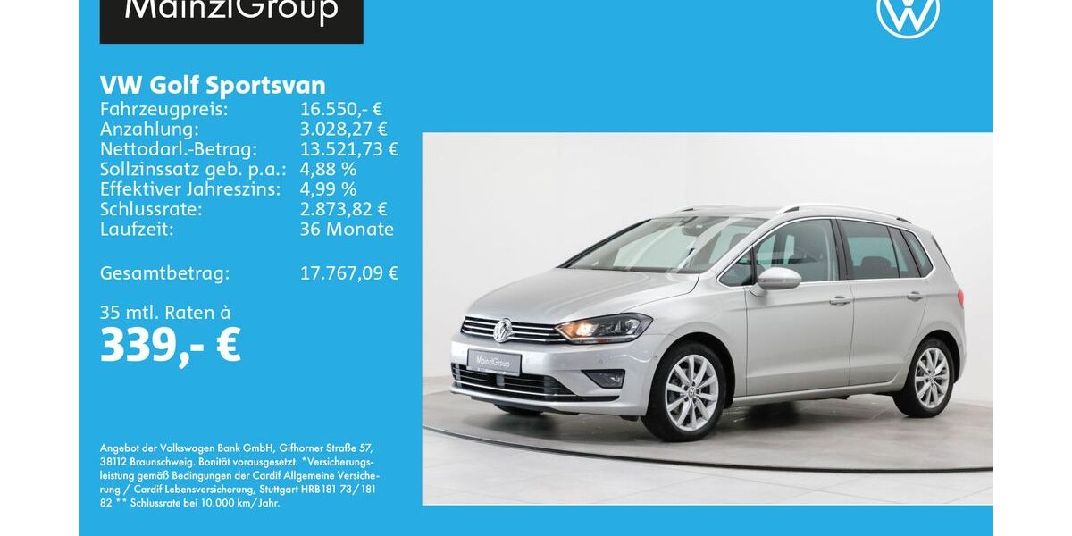 VW Golf Sportsvan 86.288 km 16.550 &euro; Feldkirchen/Westerham 83620