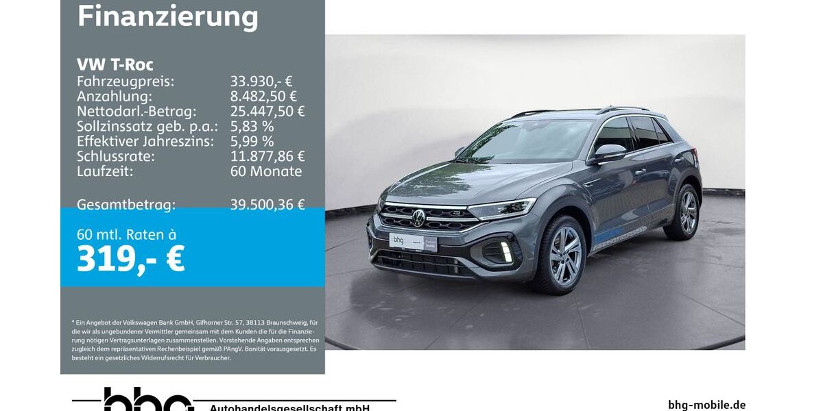 VW T-Roc 13.118 km 30.860 &euro; Freiburg 79115