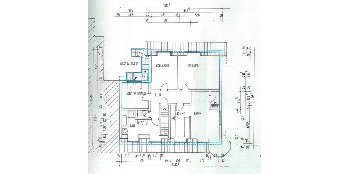 Etagenwohnung Schrozberg - 4 Zimmer, 97 m&sup2;, 890&euro; | Angebot:26267566
