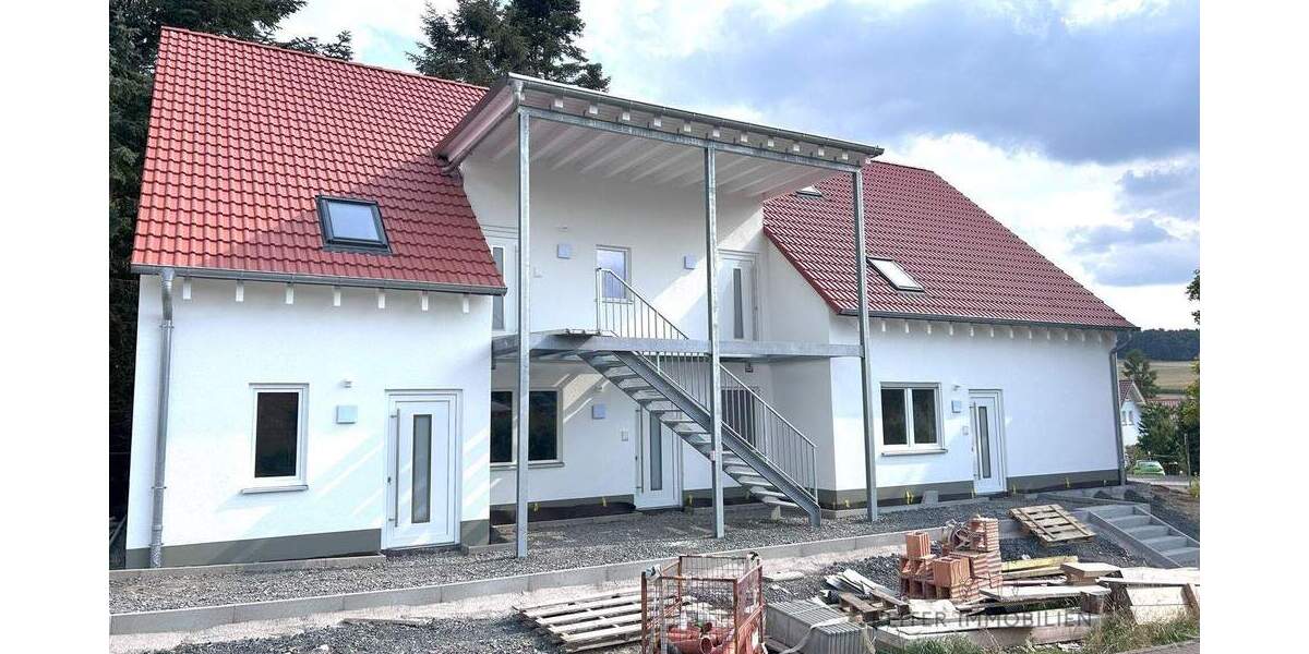 Hünfeld-Oberrombach: Traum vom Eigenheim: KfW-55 Gartenwohnung mit attraktiven Förderungen 2 zimmer