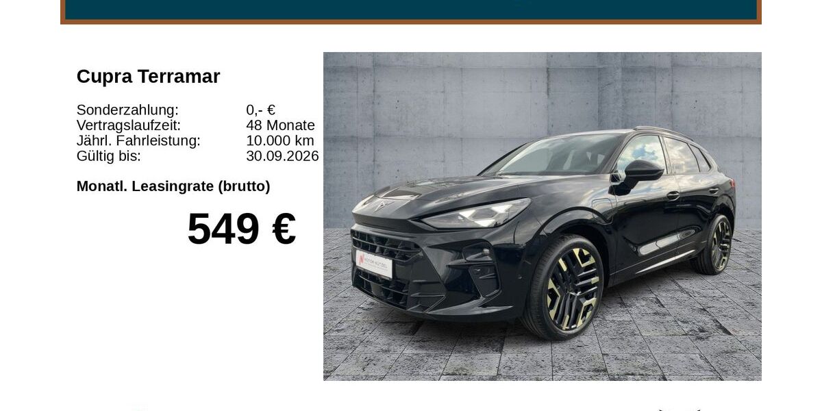 Cupra Terramar 1.600 km 53.490 &euro; Mitterteich 95666