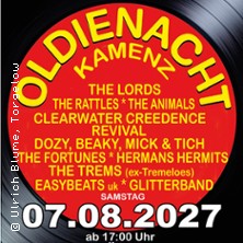 OLDIENACHT Kamenz - The Lords, The Rattles, Herman Hermits, Dozy u.v.a. 07.08.2027 Hutbergbühne Kamenz