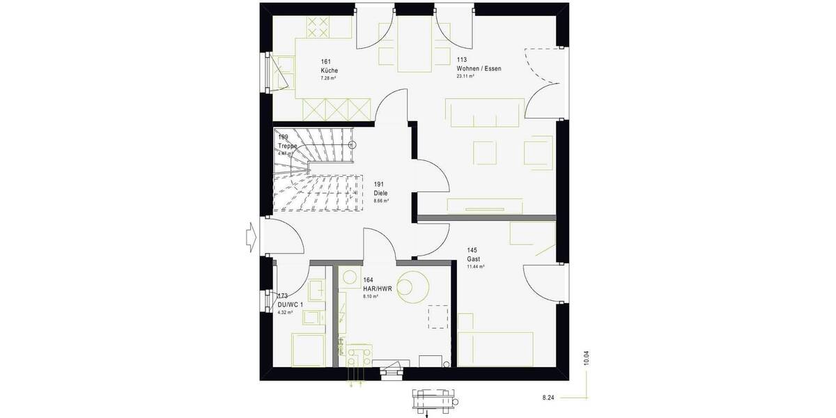 Einfamilienhaus Anklam - 5 Zimmer, 129 m&sup2;, 389.000&euro; | Angebot:26851692