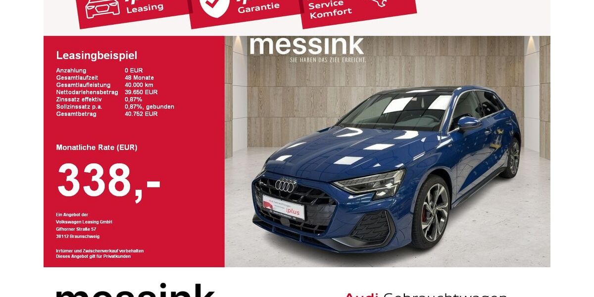 Audi A3 8.316 km 38.750 &euro; Wermelskirchen 42929