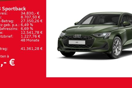Audi A3 8.030 km 33.760 &euro; Ulm 89073