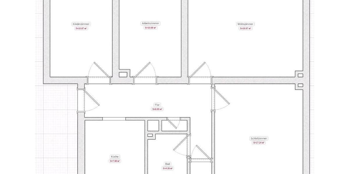 Etagenwohnung Jena - 4 Zimmer, 82 m&sup2;, 299.000&euro; | Angebot:27146141