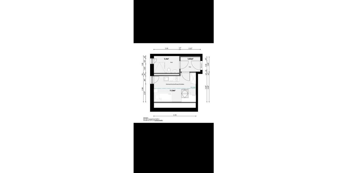 Dachgeschoßwohnung Unterschleißheim - 1 Zimmer, 20 m&sup2;, 770&euro; | Angebot:26409174