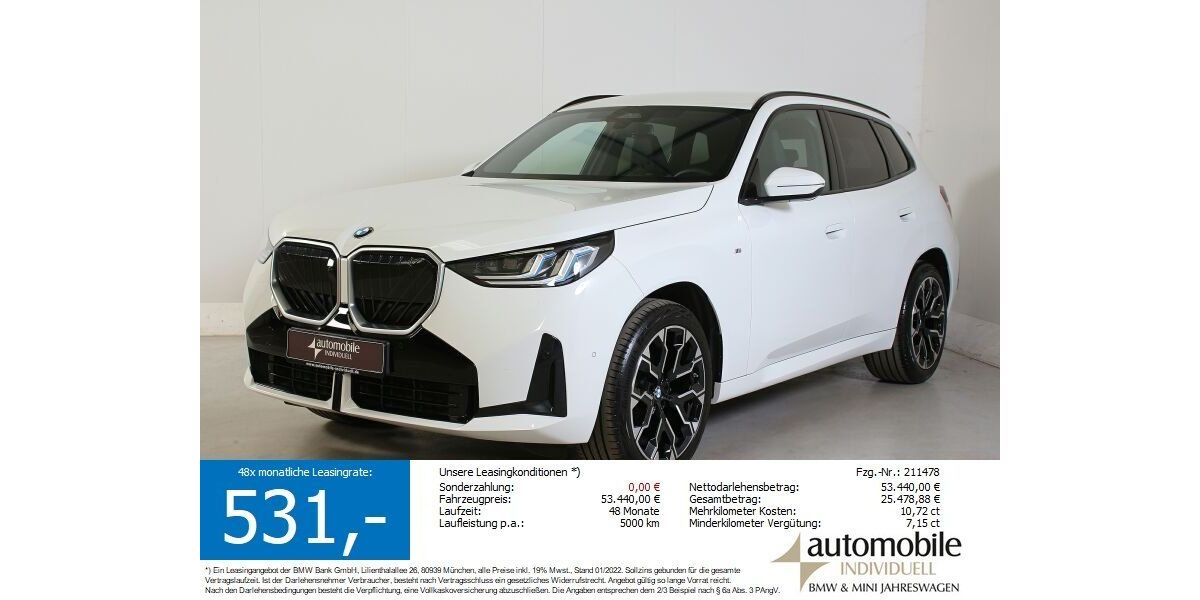BMW X3 25.600 km 50.840 &euro; Paderborn 33100