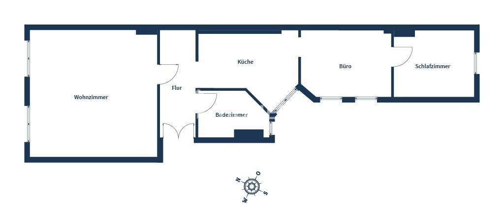 Altbaucharme trifft moderne Wohnqualität - stilvolle und bezugsfreie 3-Zimmer-Wohnung 3 zimmer
