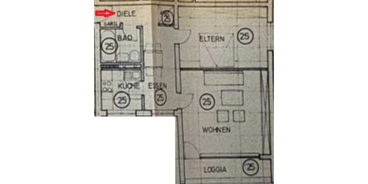 Etagenwohnung Willich - 2 Zimmer, 75 m&sup2;, 900&euro; | Angebot:25613615