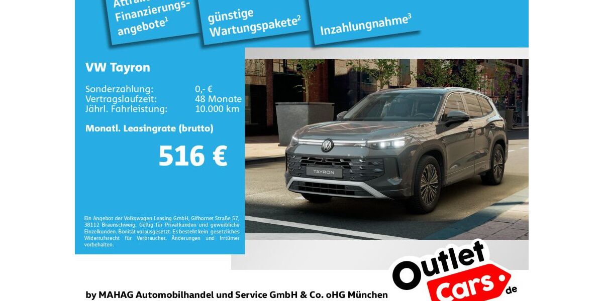 VW Tayron 4.363 km 46.451 &euro; Dachau 85221