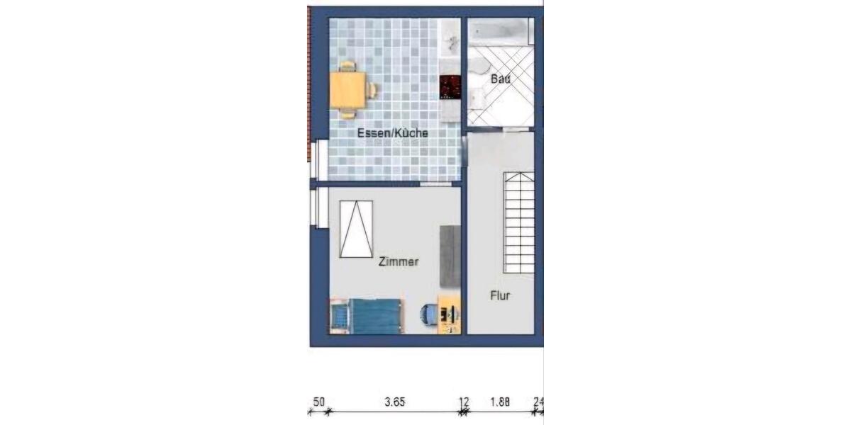 Maisonettenwohnung Lauchheim - 3 Zimmer, 70 m&sup2;, 700&euro; | Angebot:25415770