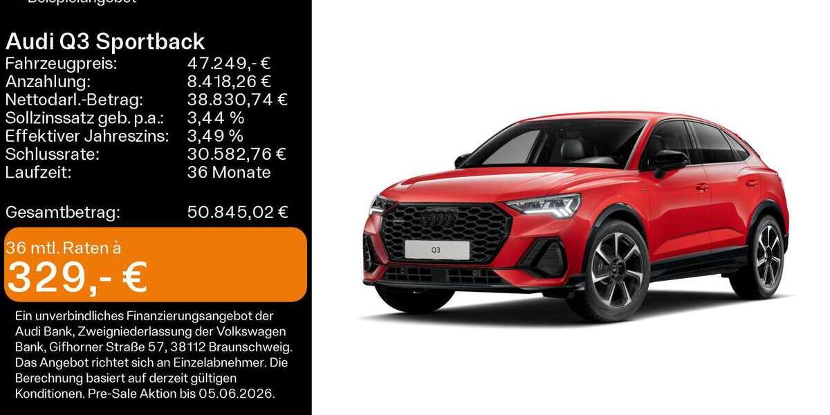 Audi Q3 4.400 km 47.249 &euro; Buedingen 63654