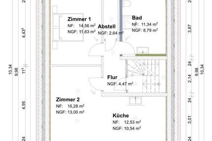 Wohnung Eggenstein-Leopoldshafen Leopoldshafen - 2 Zimmer, 51 m&sup2;, 720&euro; | Angebot:26040720