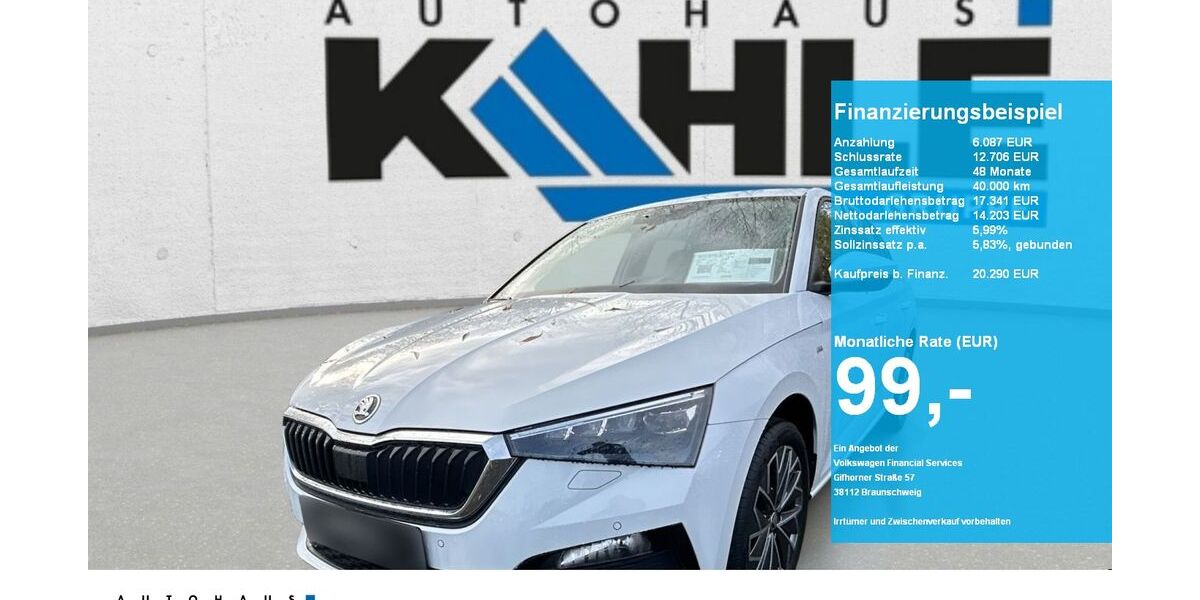 Skoda Scala 40.638 km 20.290 &euro; Walsrode 29664