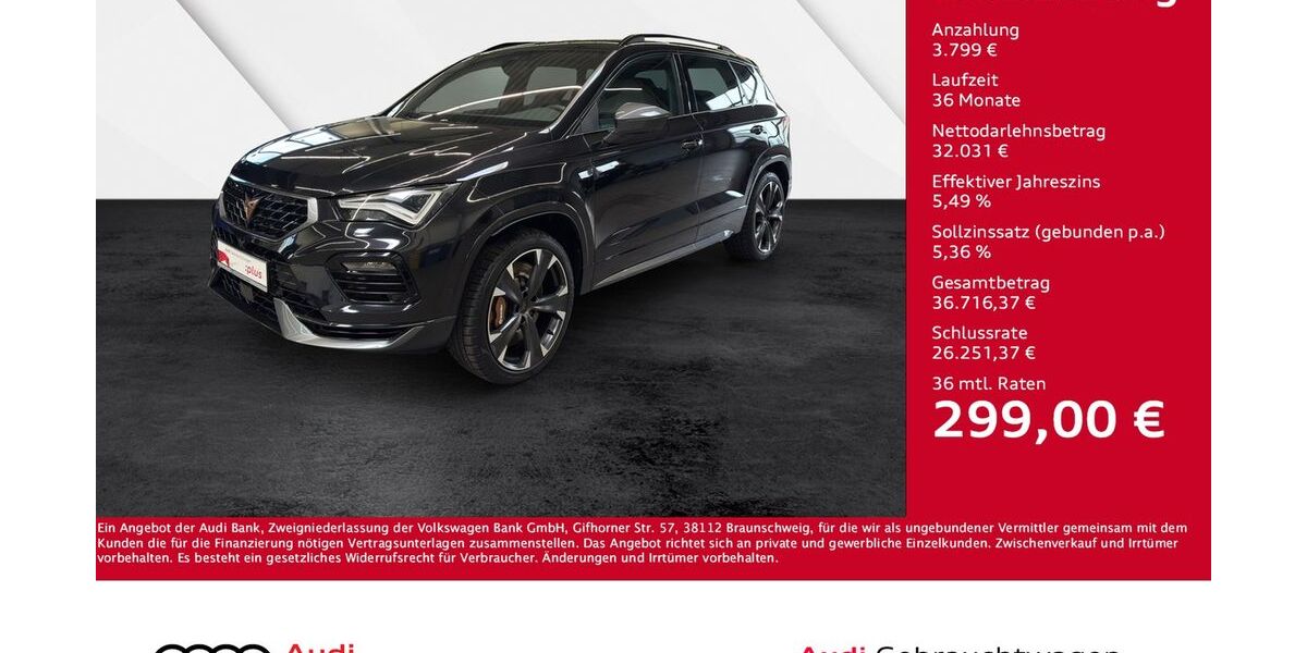 Cupra Ateca 33.500 km 35.830 &euro; Giessen 35394