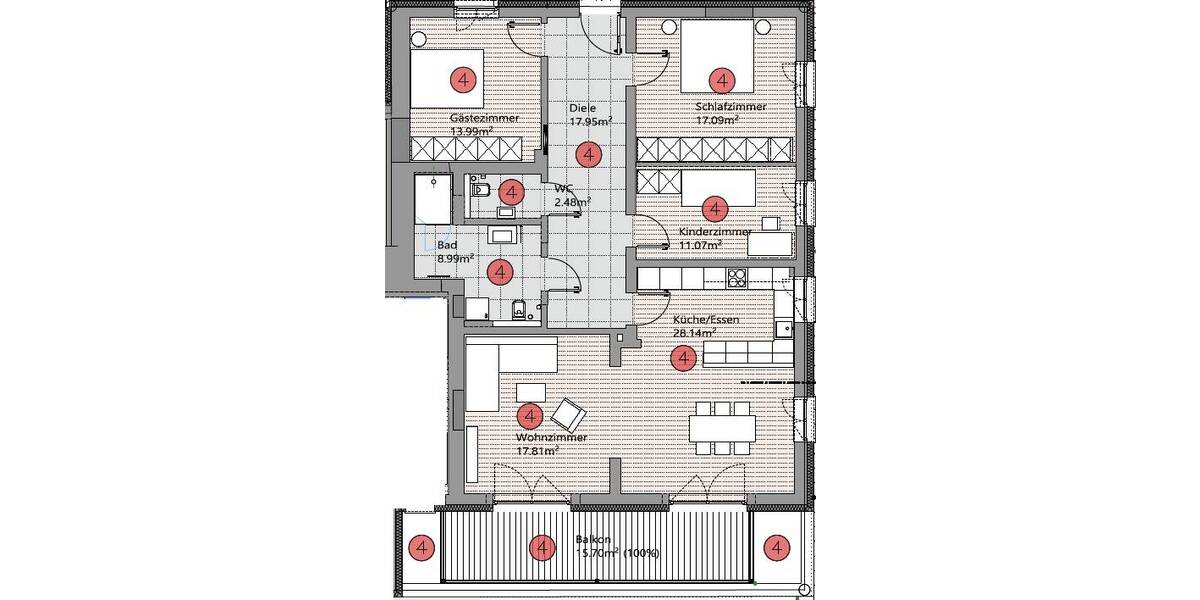 Etagenwohnung Fischbachau - 4 Zimmer, 125 m&sup2;, 940.000&euro; | Angebot:26160562