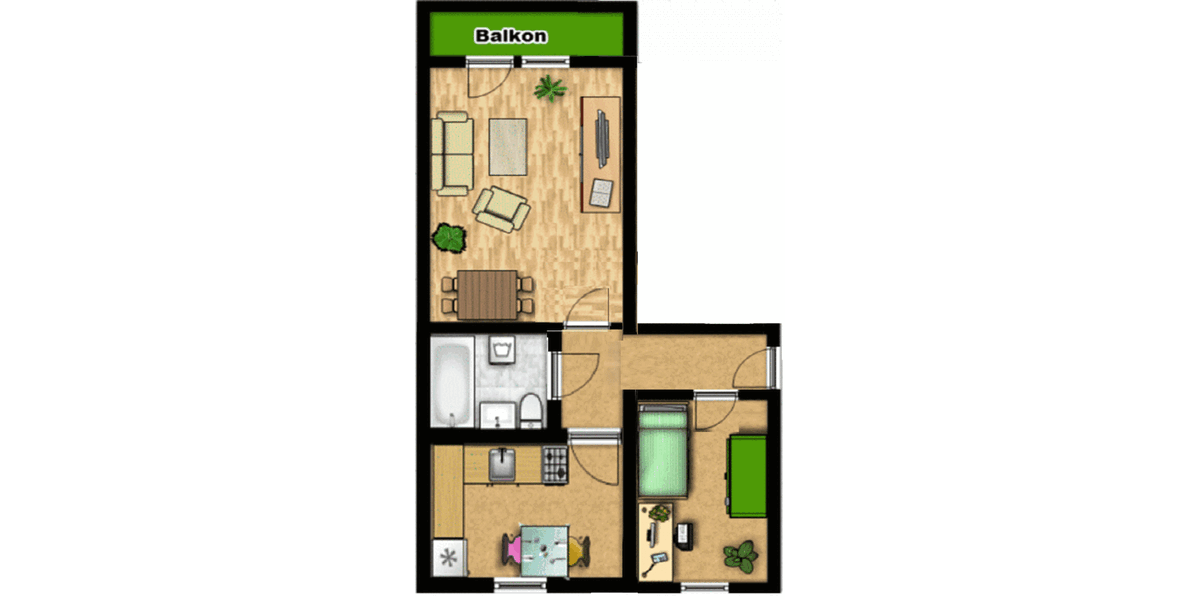 Wohnen in Zentrumsnähe! - Etagenwohnung Wittichenau | Angebot:19085279