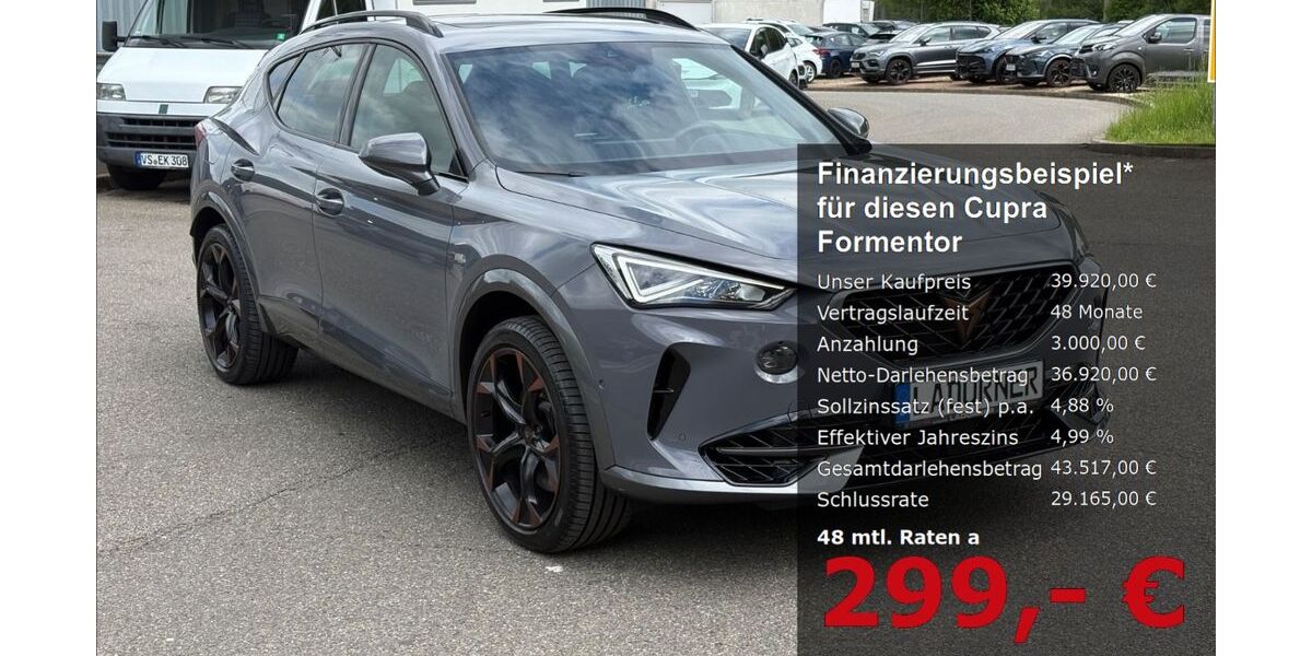 Cupra Formentor 13.900 km 38.830 € Tuttlingen 78532