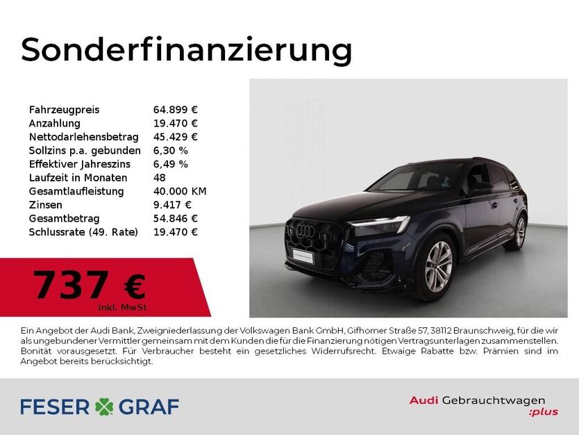 Audi Q7 20.812 km 64.899 € Nürnberg 90411