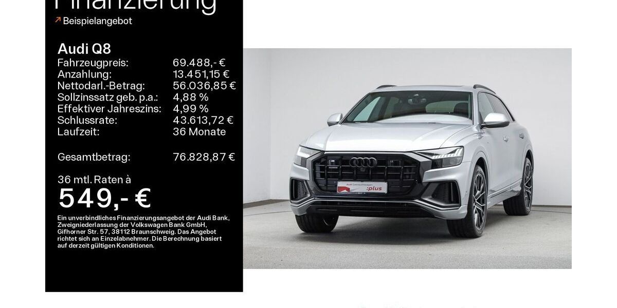 Audi Q8 41.300 km 68.888 &euro; Mühlheim 63165