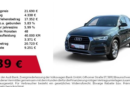 Audi Q3 39.673 km 19.980 &euro; Dessau-Roßlau 06844