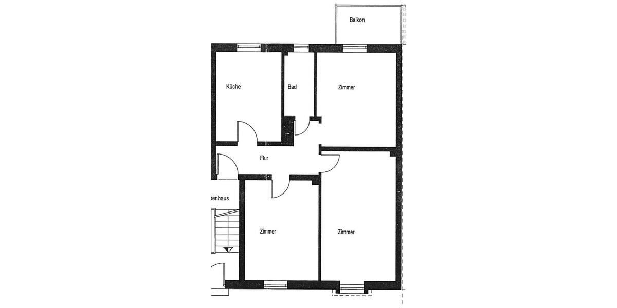 Etagenwohnung Seelze - 3 Zimmer, 71 m&sup2;, 710&euro; | Angebot:26312310