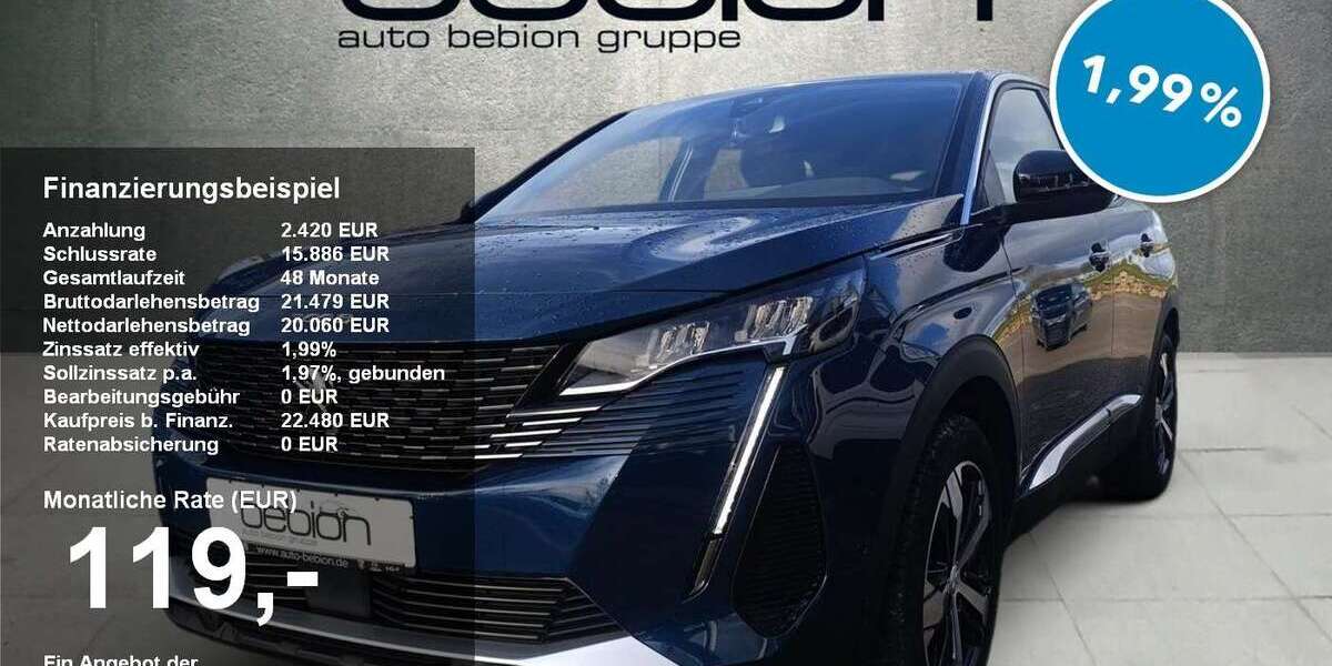 Peugeot 3008 27.300 km 22.480 &euro; Göppingen 73037