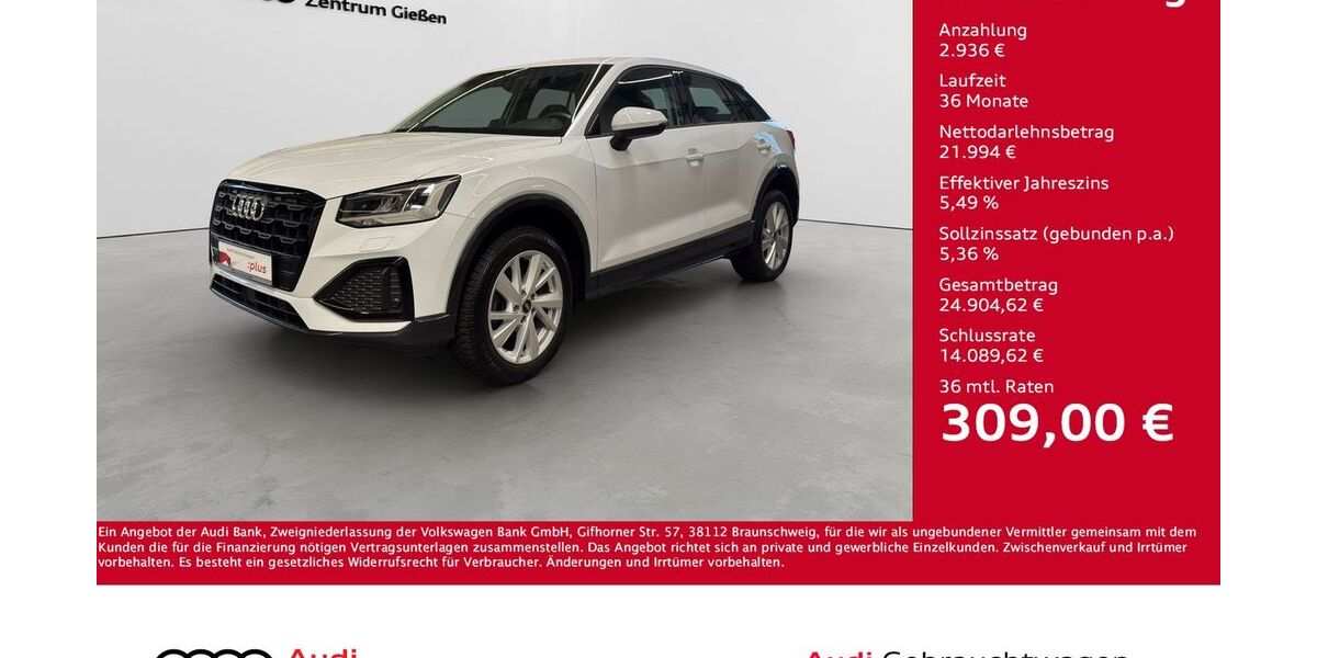 Audi Q2 47.450 km 24.930 &euro; Giessen 35394