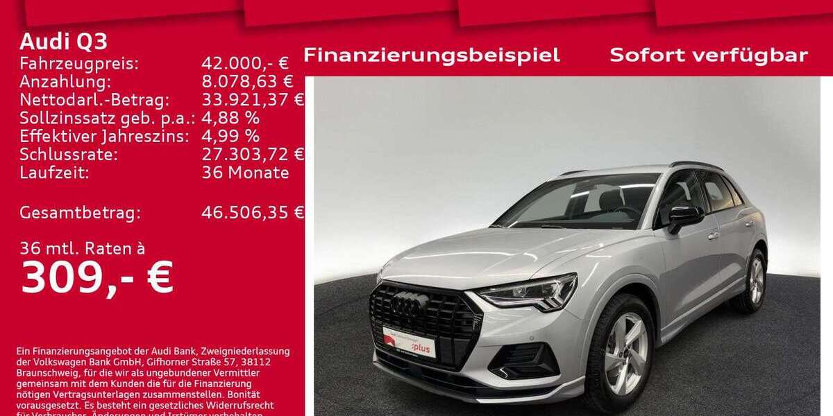 Audi Q3 17.500 km 42.000 &euro; Berlin 10587