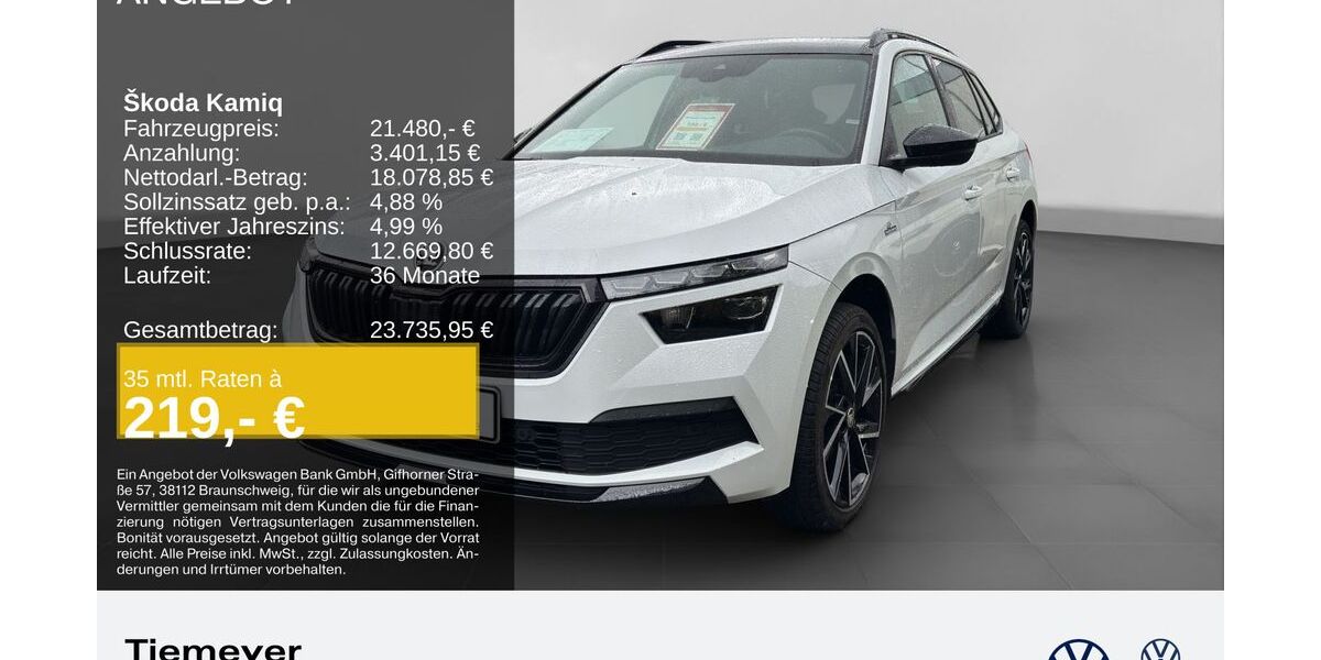 Skoda Kamiq 40.397 km 21.480 &euro; Plettenberg 58840