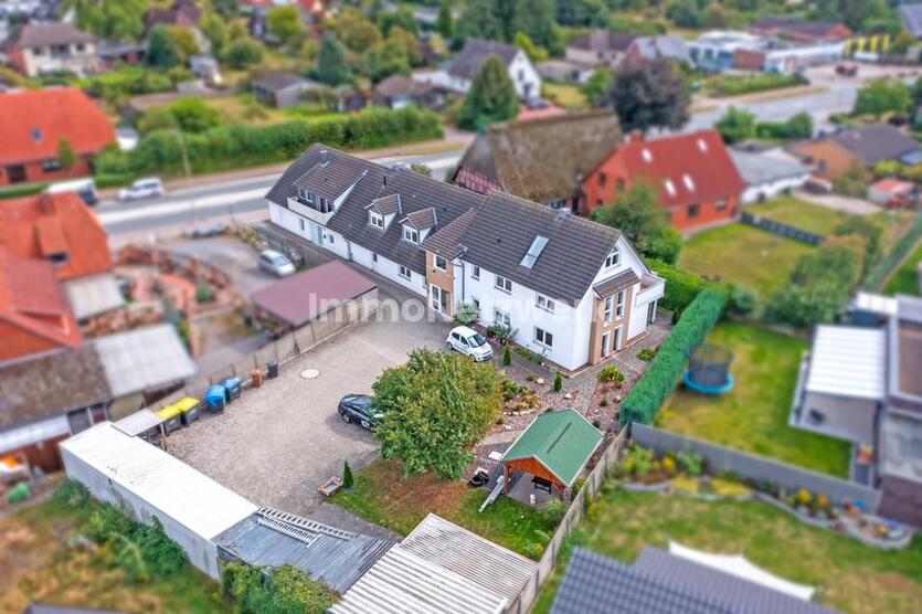 Moderne 3-Zimmer-Erdgeschosswohnung mit Einbauküche und Garten in Syke-Barrien zimmer