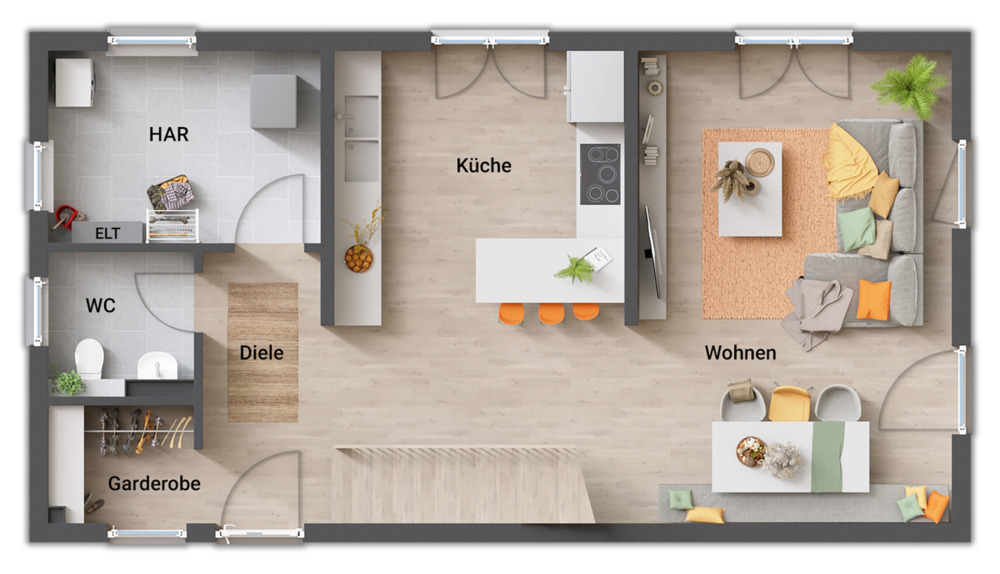 Einfamilienhaus Edermünde Grifte - 4 Zimmer, 132 m&sup2;, 390.263&euro; | Angebot:25777704