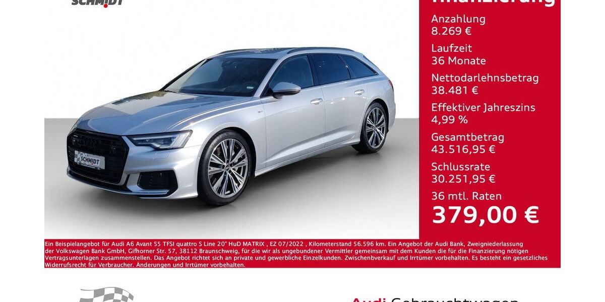 Audi A6 56.596 km 46.750 € Bernsdorf 09337